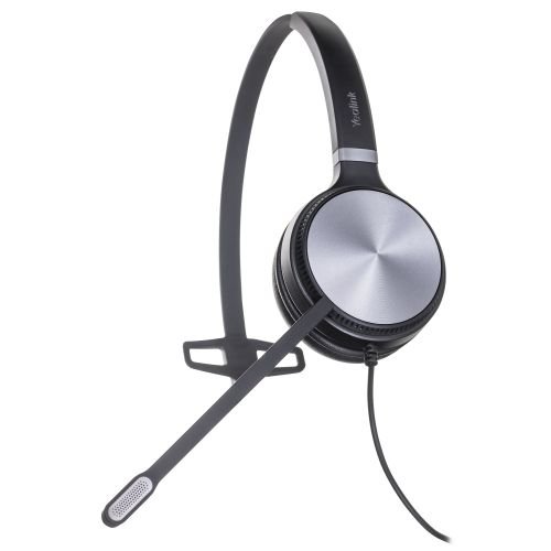 Yealink YHS36 Headset Wired Head-band Office/Call center Black, Silver (YHS 36 Mono)