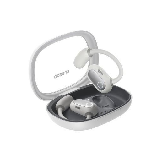 Baseus Eli Fit Open- Ear Headset Wireless Connectivity/Music USB Type-C Bluetooth White (A00073200213-00)