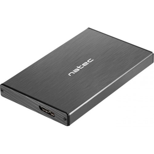 NATEC RHINO GO enclosure USB 3.0 for 2.5'' SATA HDD/SSD, black Aluminum (NKZ-0941)