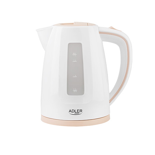 Adler AD 1264 electric kettle 1.7 L Hazelnut,White 2200 W (AD 1264)