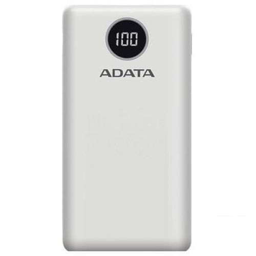 ADATA P20000QCD Lithium Polymer (LiPo) 20000 mAh White (AP20000QCD-DGT-CWH)