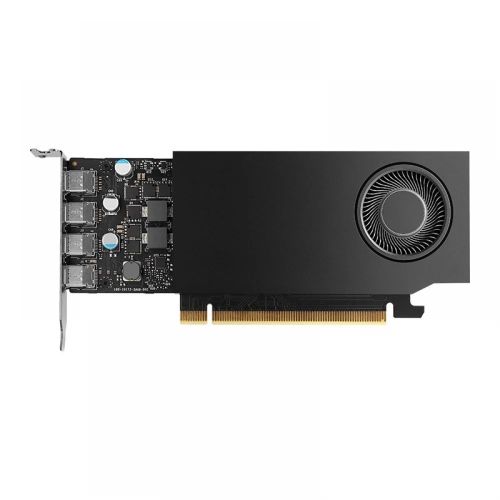 PNY NVIDIA A1000 8GB GDDR6 128-BIT, LOW PROFILE, PCIE 4.0 X8, SINGLE SLOT, 4 X MINI DISPLAYPORT 1.4A, 50W, LP BRACKET, 4 X MDP TO DP ADAPTER, RETIAL (VCNRTXA1000-PB)