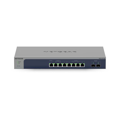 Netgear 8-Port Multi-Gigabit/10g Ethernet Ultra60 PoE++ Smart Managed Pro Switch with 2 SFP+ Ports (MS510TXUP) (MS510TXUP-100EUS)