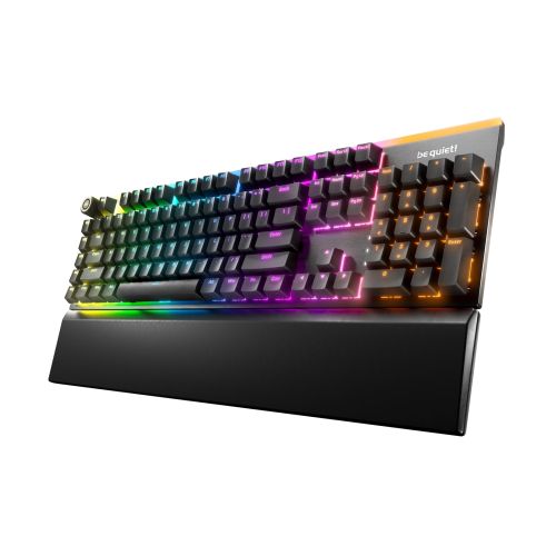 be quiet! Light Mount Silent Tactile US ANSI keyboard Gaming USB QWERTY US English Black (BT004US)