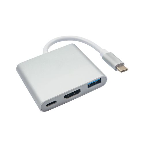AKYGA HUB USB TYPE C/USB 3.0/USB C/HDMI AK-AD-57 (AK-AD-57)