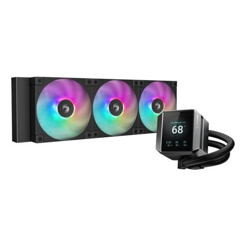 DeepCool MYSTIQUE 360 ARGB Processor All-in-one liquid cooler 12 cm Black 1 pc(s) (R-LX750-BKADSNC-G-1)