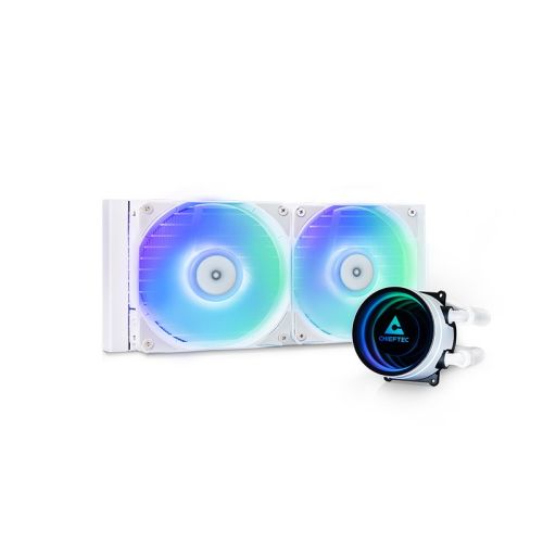 Chieftec ICEBERG 240-RGB-W Computer case All-in-one liquid cooler 12 cm White (CLC-240-RGB-W)