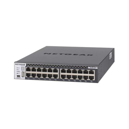NETGEAR M4300-24X Managed L3 10G Ethernet (100/1000/10000) 1U Black (XSM4324CS-100NES)