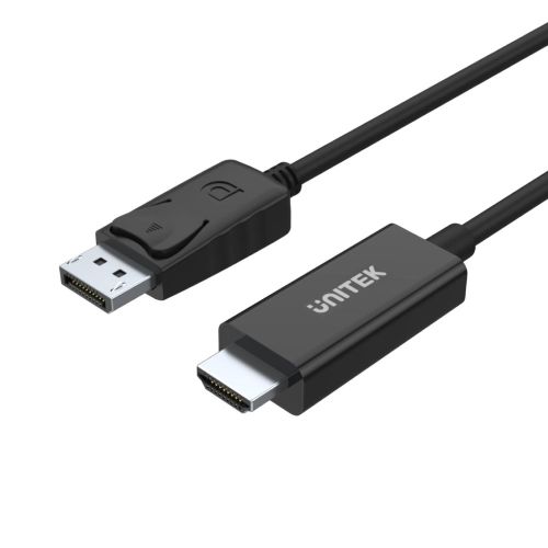 UNITEK Y-5118CA video cable adapter 1.8 m HDMI Type A (Standard) DisplayPort Black (Y-5118CA BOX)