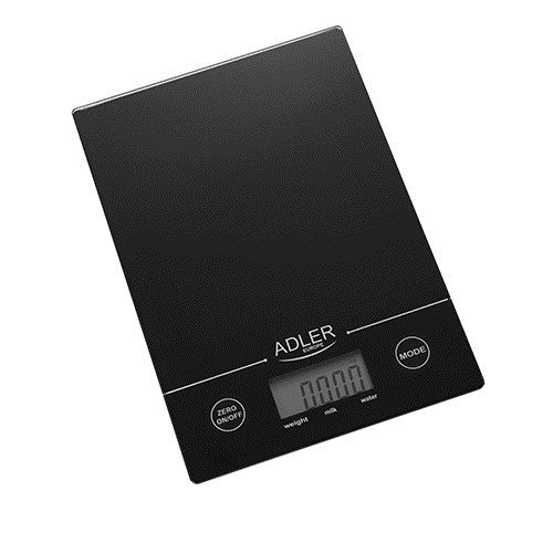 Adler AD 3138 b Mechanical kitchen scale Black Countertop Rectangle (AD 3138 czarna)