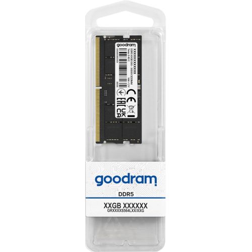 Goodram DDR5 SODIMM 32GB/4800 CL40 - 32 GB - SO-DIMM memory module 1 x 32 GB 48000 MHz (GR4800S564L40/32G)