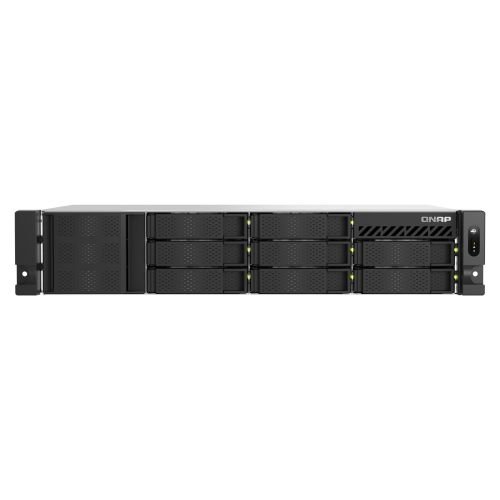 Qnap TS-855eU-RP-8G, 2U, 8 x 2.5"/3.5" SATA, Intel Atom C5125 8C/8T, 8 GB SODIMM DDR4 (max. 64GB ), 2 x 2.5GbERedundant PSU (TS-855EU-RP-8G)