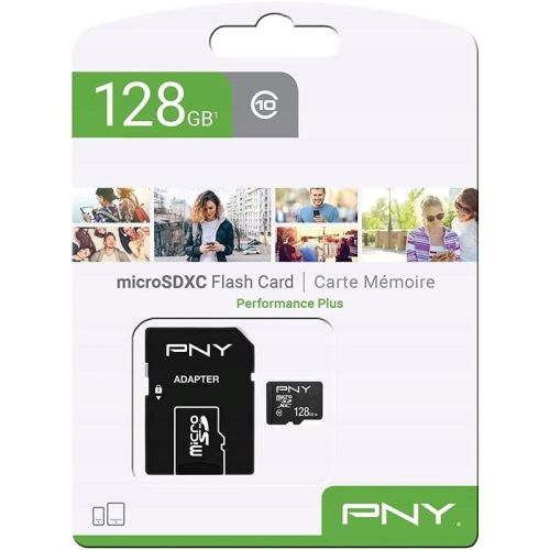 PNY Performance Plus 128 GB MicroSDXC Class 10 (P-SDU12810PPL-GE) (P-SDU12810PPL-GE)