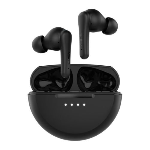 Belkin SoundForm Rhythm Headphones Wireless In-ear Calls/Music Micro-USB Bluetooth Black (AUC012BTBK)