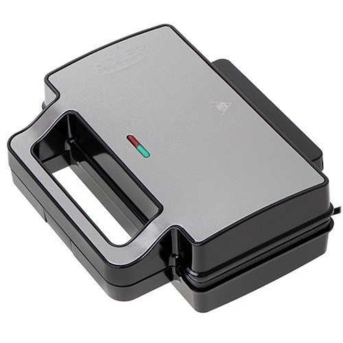 Adler AD 3073 Sandwich toaster Silver - Black (AD 3073)