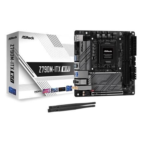 Asrock Z790M-ITX WiFi Intel Z790 LGA 1700 mini ITX (Z790M-ITX WiFi)