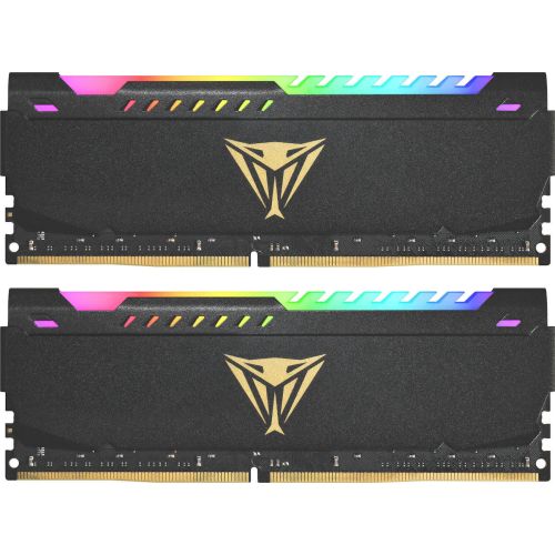 Patriot DIMM 32 GB DDR4-3200 Kit black, PVSR432G320C8K, Viper Steel RGB  (PVSR432G320C8K)