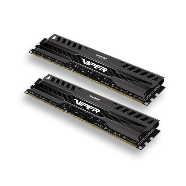 Patriot DIMM 8 GB DDR3-1600 Kit black, PV38G160C9K, Viper 3 (PV38G160C9K) Patriot DIMM 8 GB DDR3-1600 Kit black, PV38G160C9K, Viper 3 (PV38G160C9K)