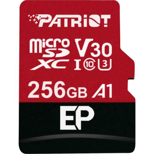 Patriot EP Series 256 GB microSDXC red / black, UHS-I U3, A1, Class 10 (PEF256GEP31MCX)
