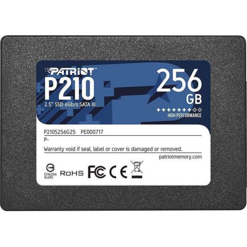 Patriot P210 256 GB black, SATA 6Gb / s, 2.5 " (P210S256G25)
