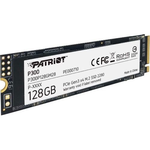 Patriot P300 128 GB PCIe 3.0 x4, M.2 2280 (P300P128GM28)