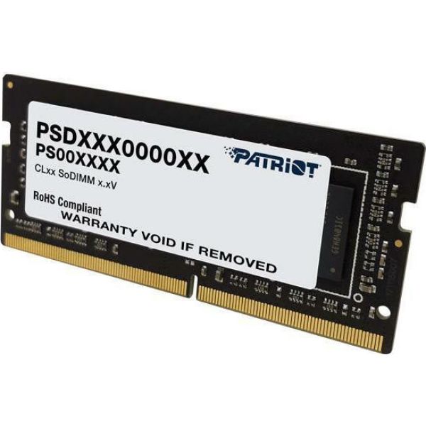 Patriot SO-DIMM 16 GB DDR4-3200 SR black, PSD416G320081S, Signature Line (PSD416G320081S) Patriot SO-DIMM 16 GB DDR4-3200 SR black, PSD416G320081S, Signature Line (PSD416G320081S)
