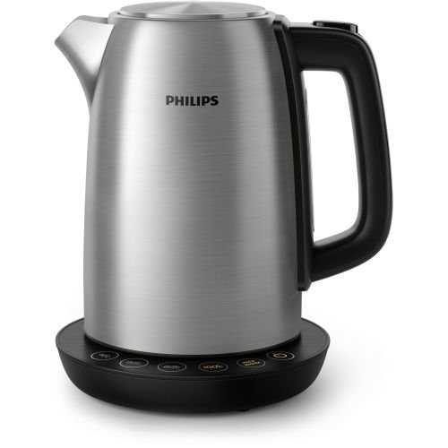 Philips Avance Collection HD9359/90 electric kettle 1.7 L 2200 W Black, Metallic (HD9359/90)