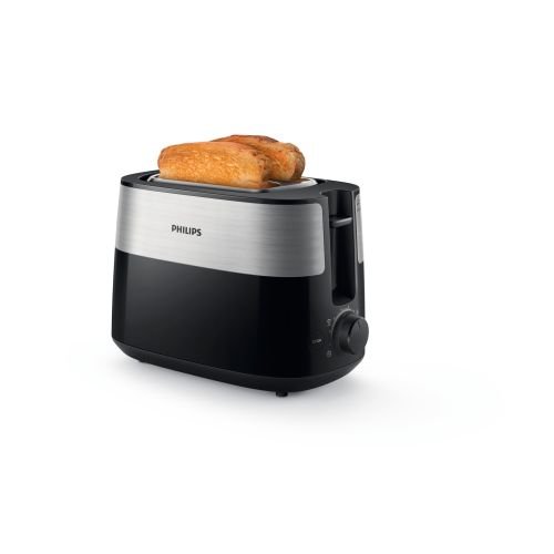 Philips Daily Collection HD2516/90 toaster 2 slice(s) 830 W Black (HD2516/90)