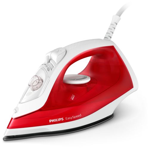Philips EasySpeed GC1742/40 iron Dry & Steam iron Non-stick soleplate 2000 W Red, White (GC1742/40)