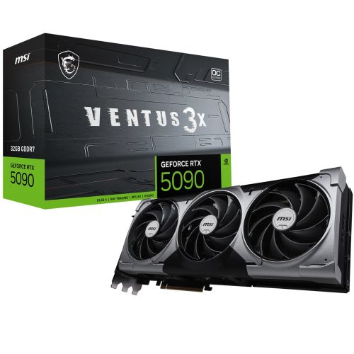 MSI VENTUS GEFORCE RTX 5090 32G 3X OC graphics card NVIDIA 32 GB GDDR7 (V530-060R)