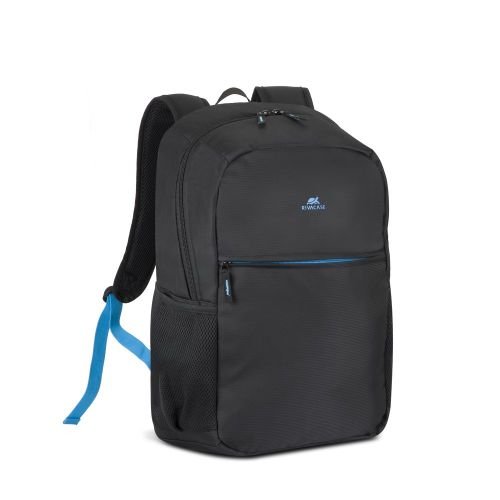 Rivacase Regent 8069 notebook case 43.9 cm (17.3") Backpack Black, Cyan (RC8069_BK)