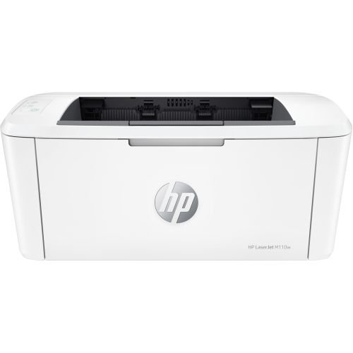 HP LaserJet M110w Printer, Black and white, Printer for Small office, Print, Compact Size (7MD66F)