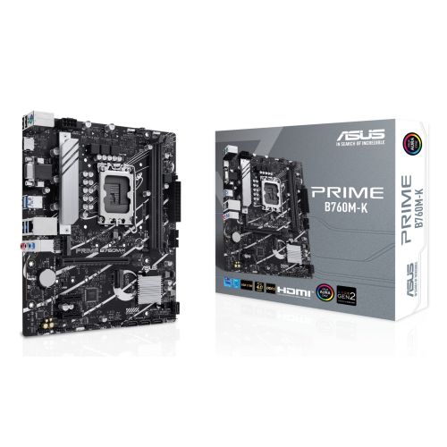 ASUS PRIME B760M-K Intel B760 LGA 1700 micro ATX (90MB1FI0-M1EAY0)
