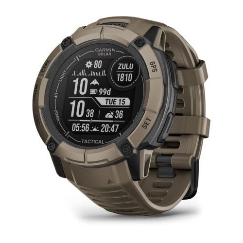 Garmin Instinct 2X Solar Tactical Edition 2.79 cm (1.1") MIP 50 mm Digital 176 x 176 pixels Touchscreen Green GPS (satellite) (010-02805-02)