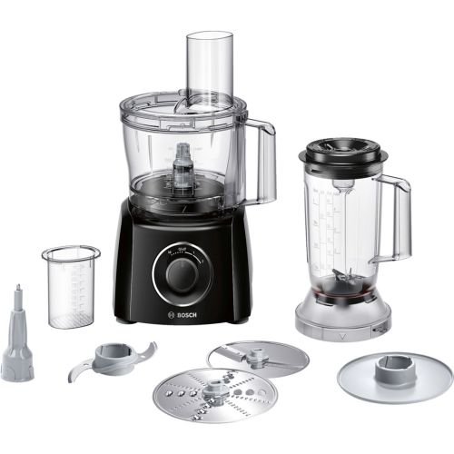 Bosch MCM3201B food processor 800 W 2.3 L Black, Transparent (MCM3201B)
