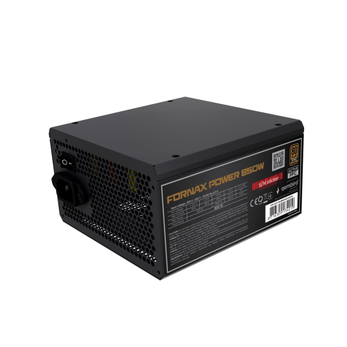 Gembird CCC-PSUBRONZE-850W Power supply unit Fornax Power 850W active PFC 12cm fan 80+Bronze color box (CCC-PSUBRONZE-850W)