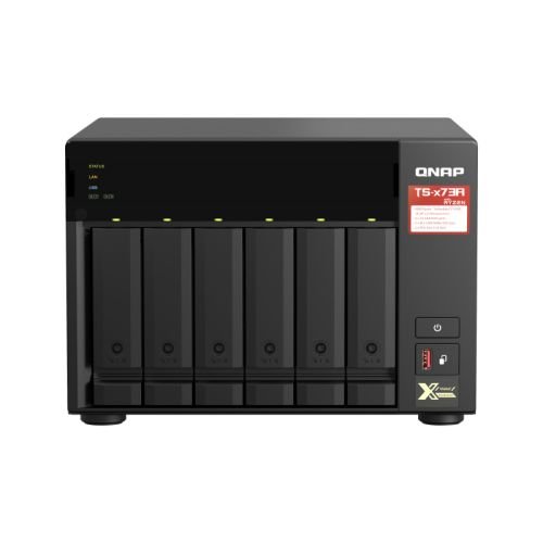 QNAP TS-673A-8G NAS/storage server Tower Ethernet LAN Black V1500B (TS-673A-8G)