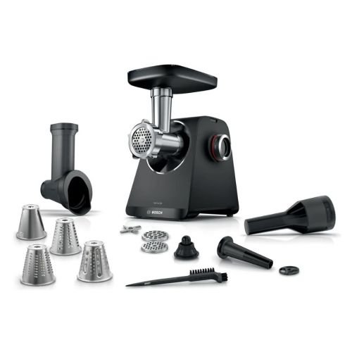 Bosch MFWS440B mincer 1900 W Black, Silver (MFWS440B)