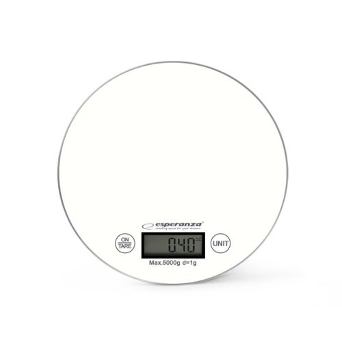 Esperanza EKS003W Electronic Kitchen Scale White Round (EKS003W)