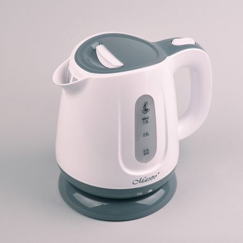 Feel-Maestro MR013 grey electric kettle 1 L Grey, White 1100 W (MR-013 grey)