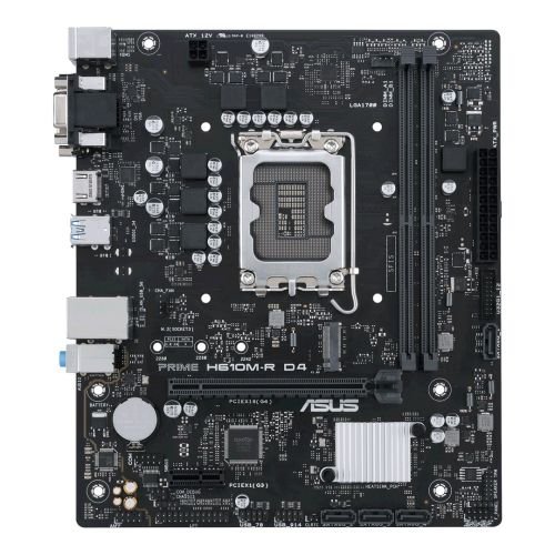 ASUS PRIME H610M-R D4 Intel H610 LGA 1700 micro ATX (90MB1B40-M0ECY0)