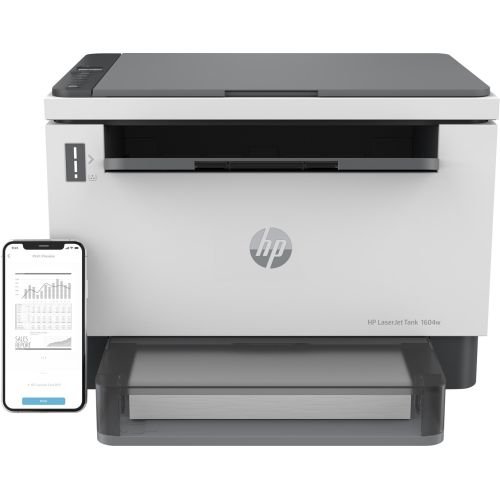 HP LaserJet Tank MFP 1604w Printer, Black and white, Printer for Business, Print, copy, scan, Scan to email; Scan to PDF (381L0A#B19)