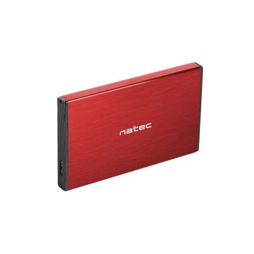 NATEC HDD ENCLOSURE RHINO GO (USB 3.0, 2.5", RED) (NKZ-1279)
