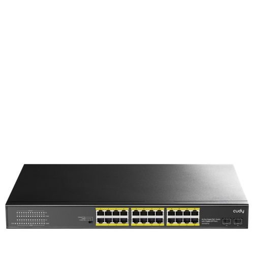 Cudy GS1028PS2 network switch Gigabit Ethernet (10/100/1000) Power over Ethernet (PoE) Black (GS1028PS2)