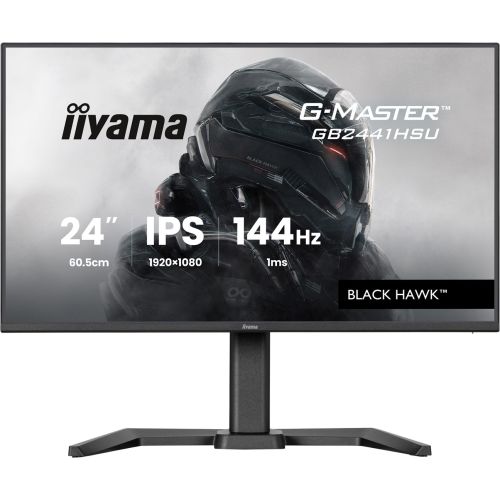 iiyama G-MASTER GB2441HSU-B1 computer monitor 60.5 cm (23.8") 1920 x 1080 pixels Full HD LED Black (GB2441HSU-B1)