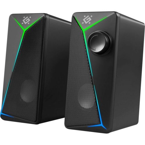 PC Speakers 2.0 DEFENDER J5 2.0 6W LED USB black (65965)