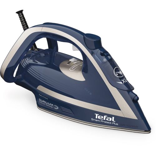 Tefal Smart Protect Plus FV6872 Dry & Steam iron Durilium AirGlide soleplate 2800 W Blue (FV6872E0)