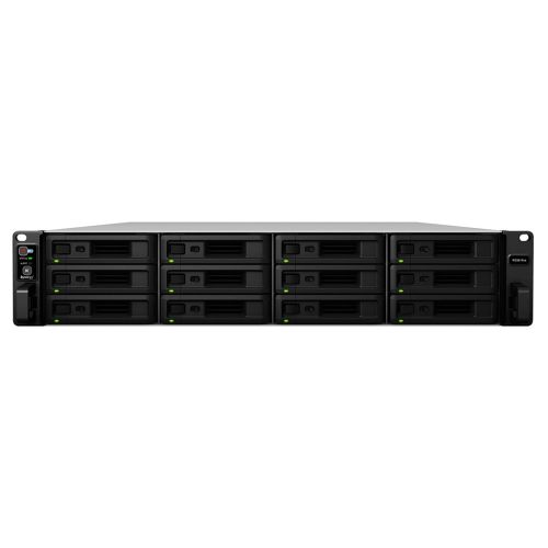 Synology RackStation RS3618xs NAS Rack (2U) Intel® Xeon® D D-1521 8 GB DDR4 DiskStation Manager Black (RS3618xs)