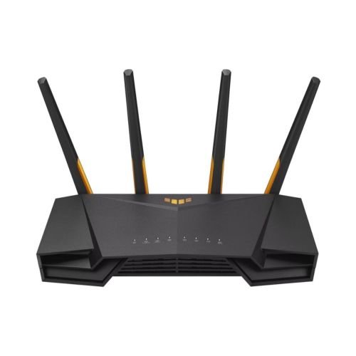 ASUS TUF Gaming AX4200 wireless router 2,5 Gigabit Ethernet Dual-band (2.4 GHz / 5 GHz) Black, Orange (TUF-AX4200)