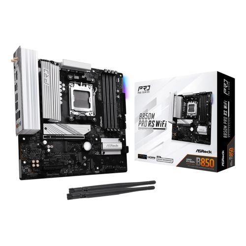 Asrock B850M Pro RS WiFi AMD B850 Socket AM5 micro ATX (B850M Pro RS WiFi)
